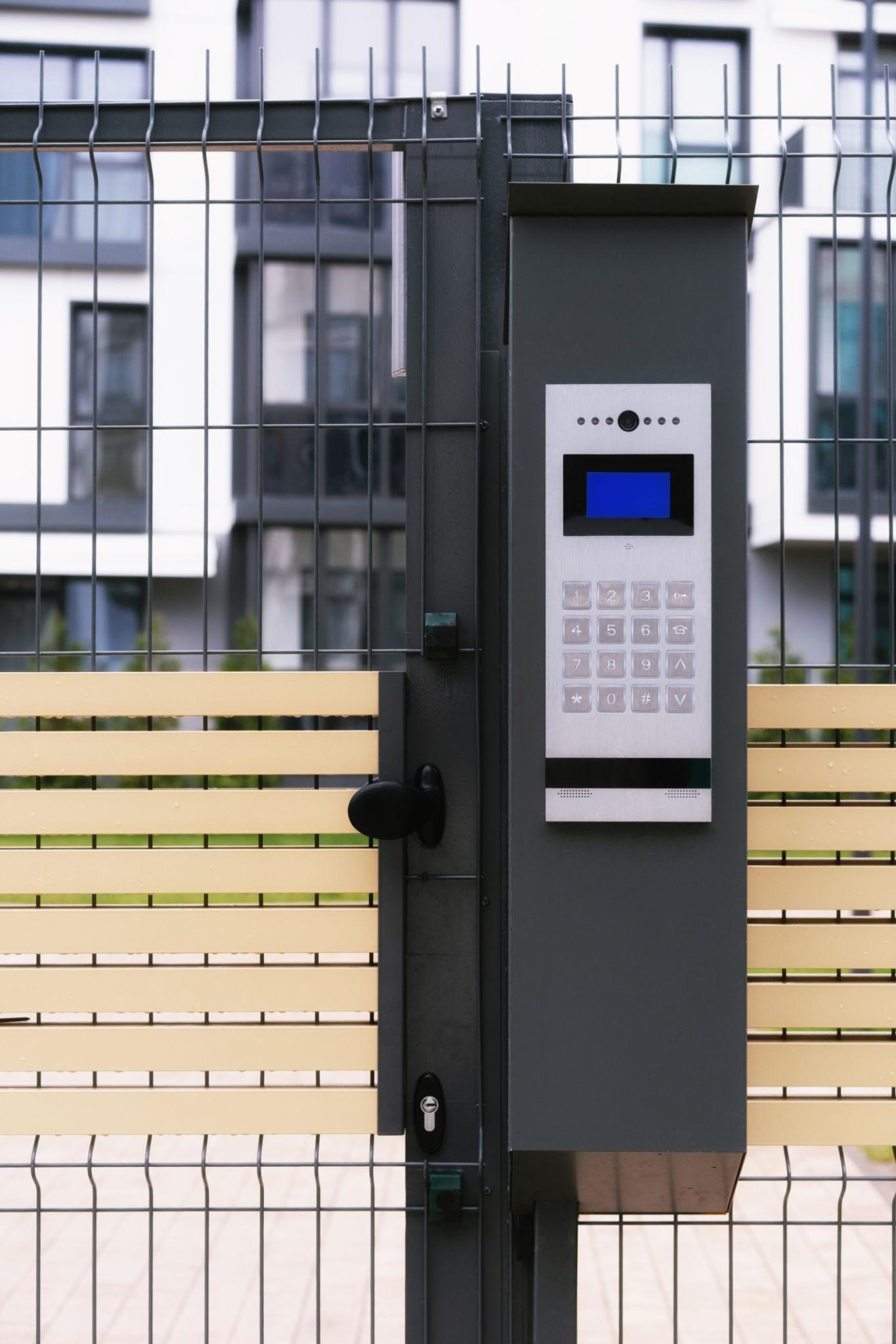 Domestic Intercom SIM Card installed in a UK residential gate entry system