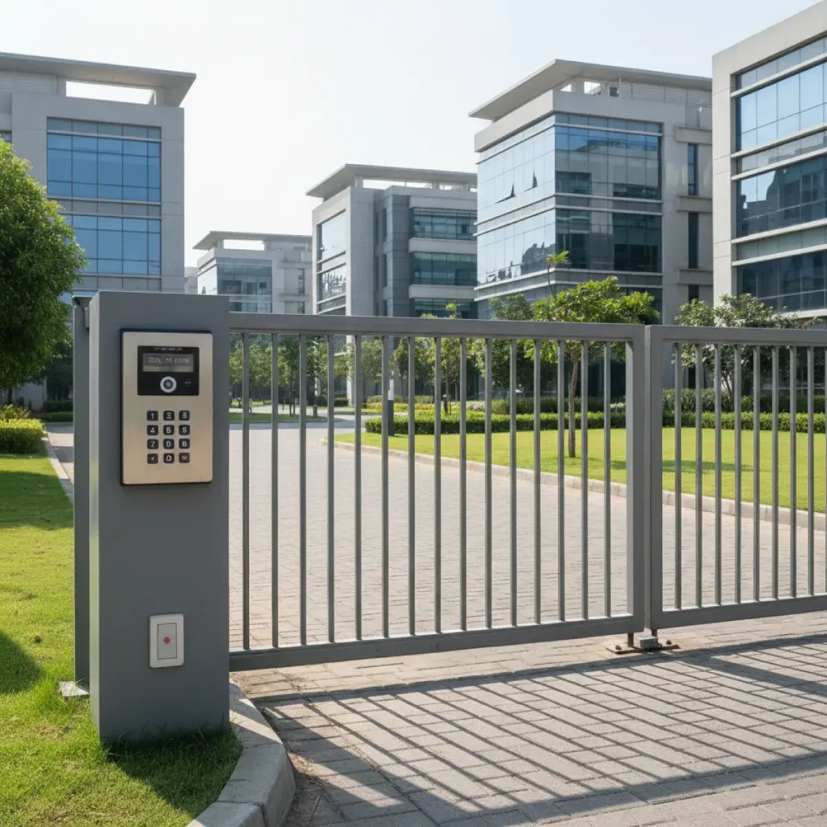 Intercom installation at a UK residential property